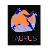 Taurus Wrapped Canvas 16x20 | Zodiac Series 4 - Beyond T-shirts